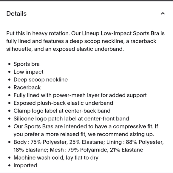 Fenty Sports Bra - Picture 4 of 4